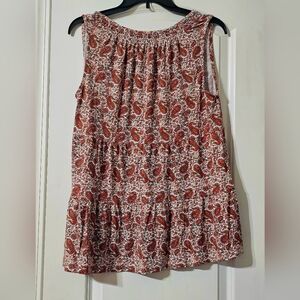 Wonderly Paisley Sleeveless Top
